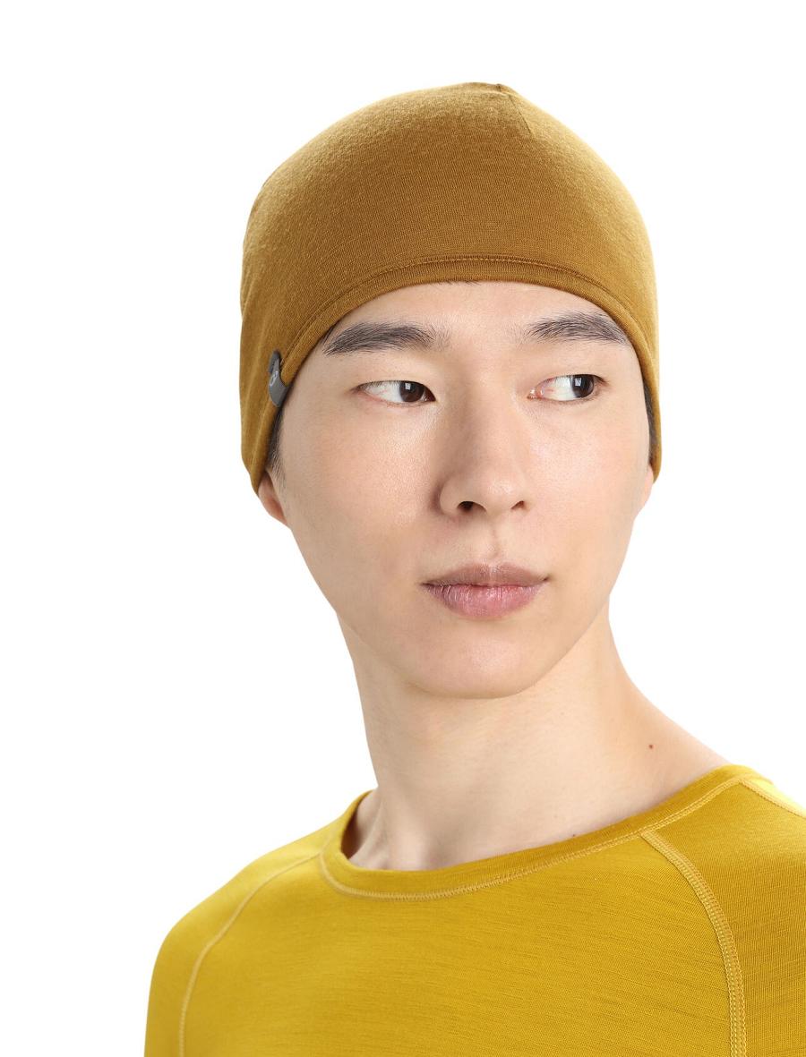 Shine / Clove Icebreaker Unisex Merino Pocket Beanie Women's Hats | AU 1485DFMN